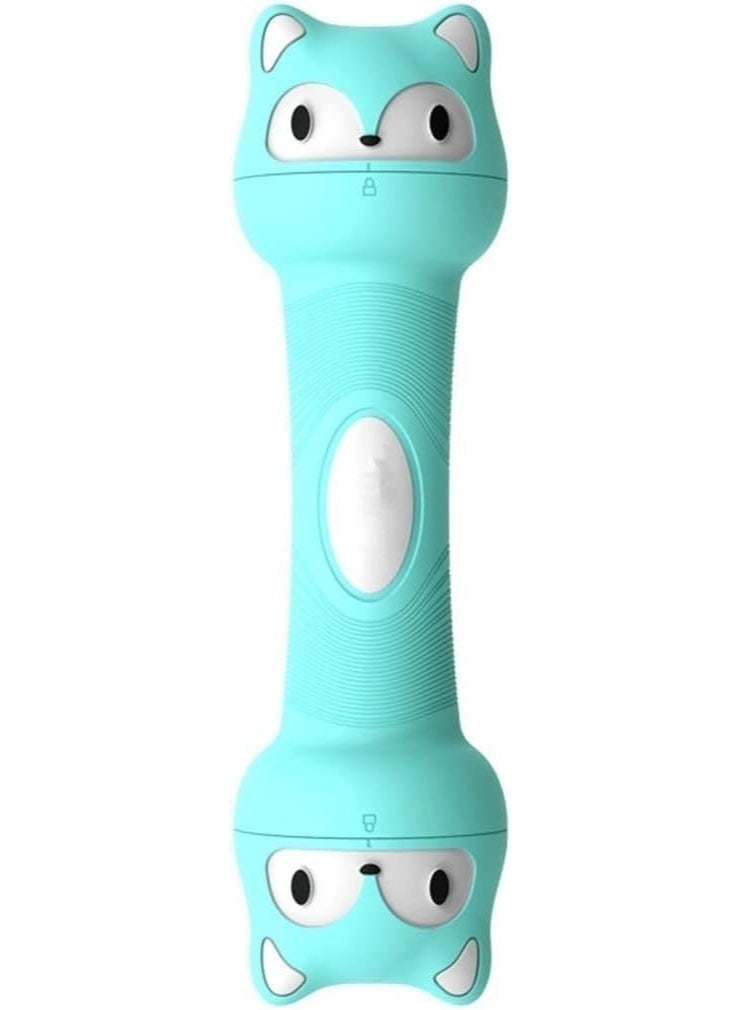 Women's sports dumbbell with a cute design - multi-colored - adjustable weight (2 kg - 3 kg) - 1 piece - comfortable, non-slip handle for fitness exercises, arm sculpting, and fat burning - Image 2